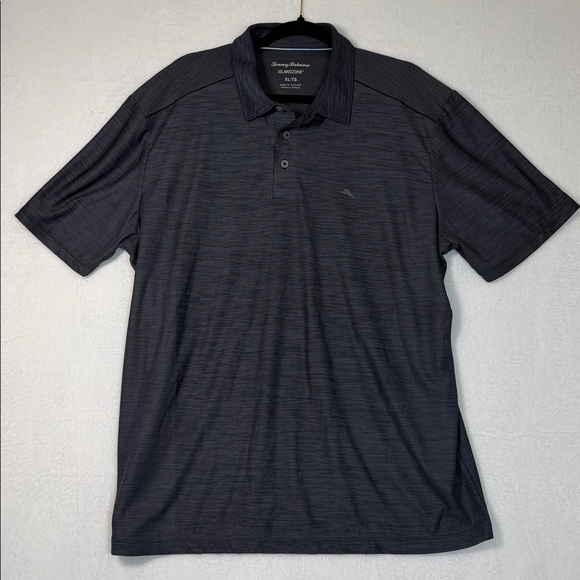 Tommy Bahama Heathered Charcoal IslandZone Polo Men’s Size XL